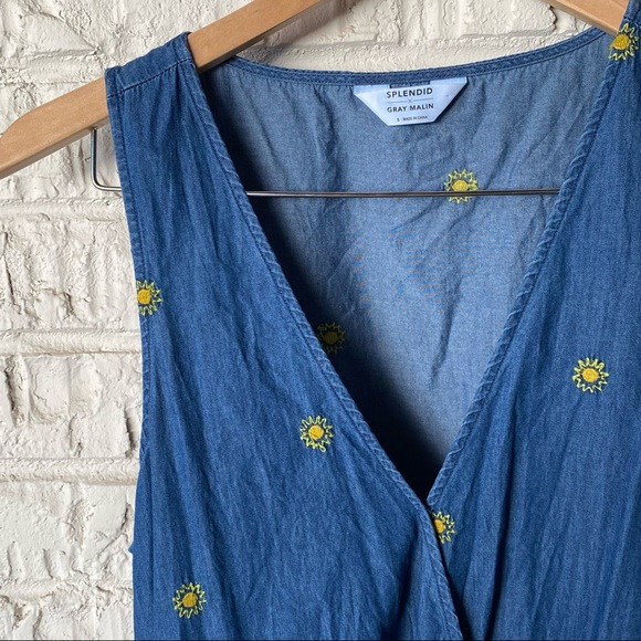 Splendid Sunshine Embroidered Romper - Picture 3 of 7